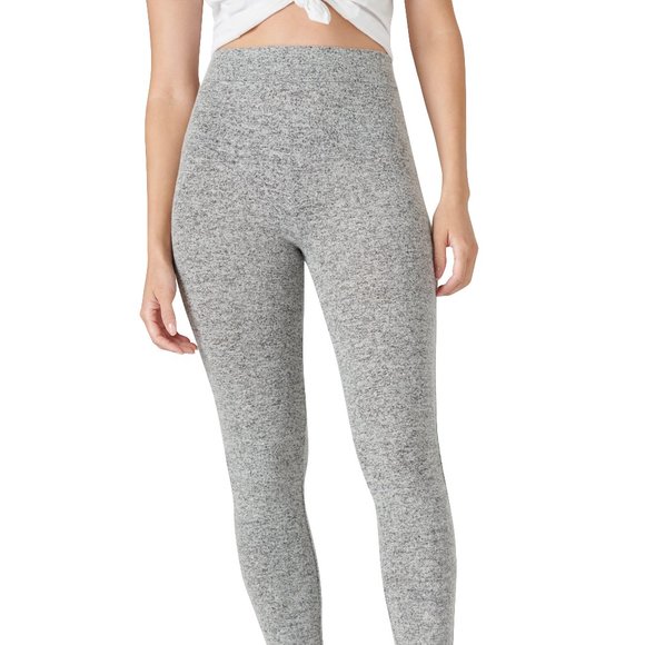 Lucky Brand Pants - Lucky Brand Cloud Jersey Ribbed Legging - Medium Heather Gray